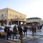 イタリアボローニャ駅前