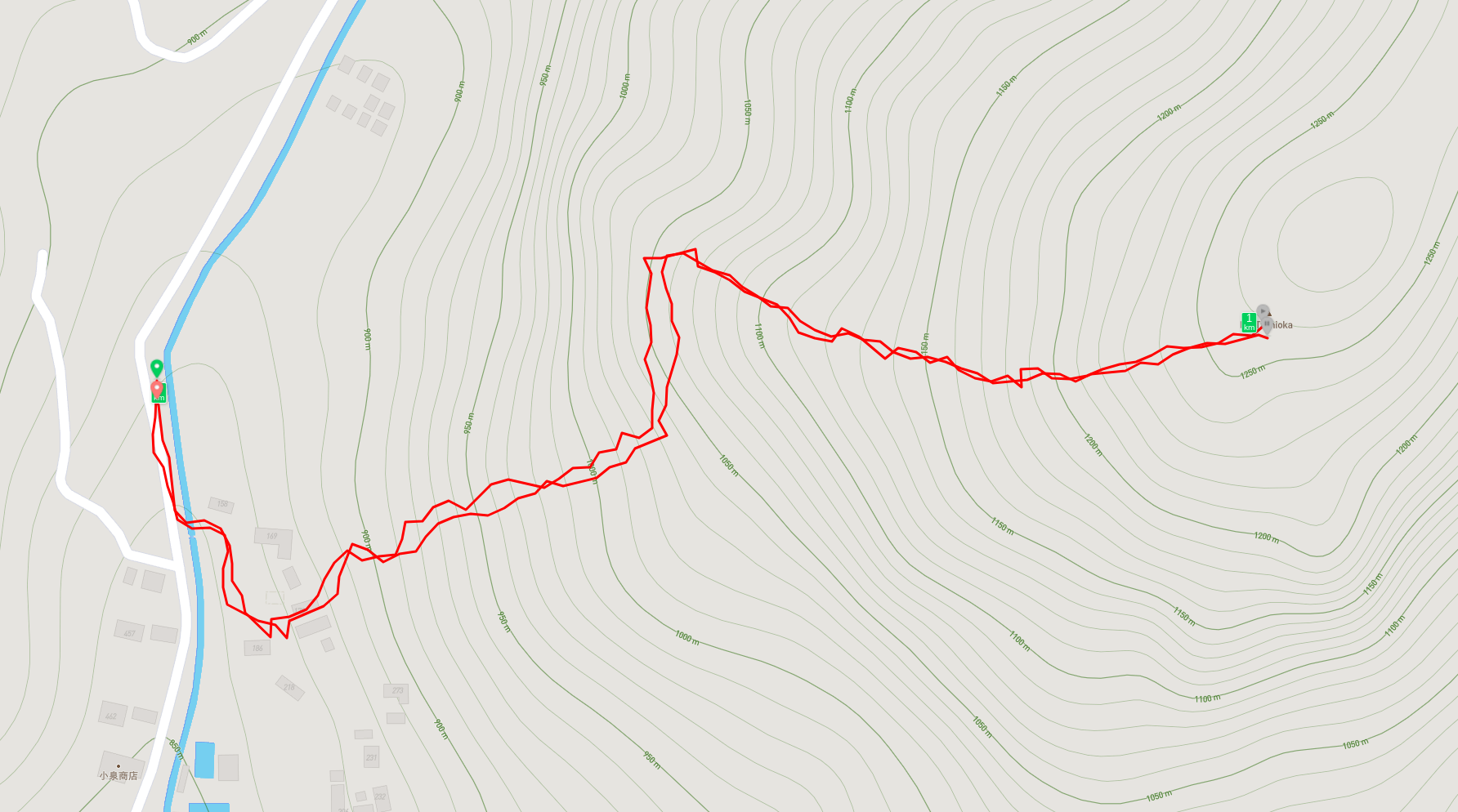 太刀岡山登山ルート